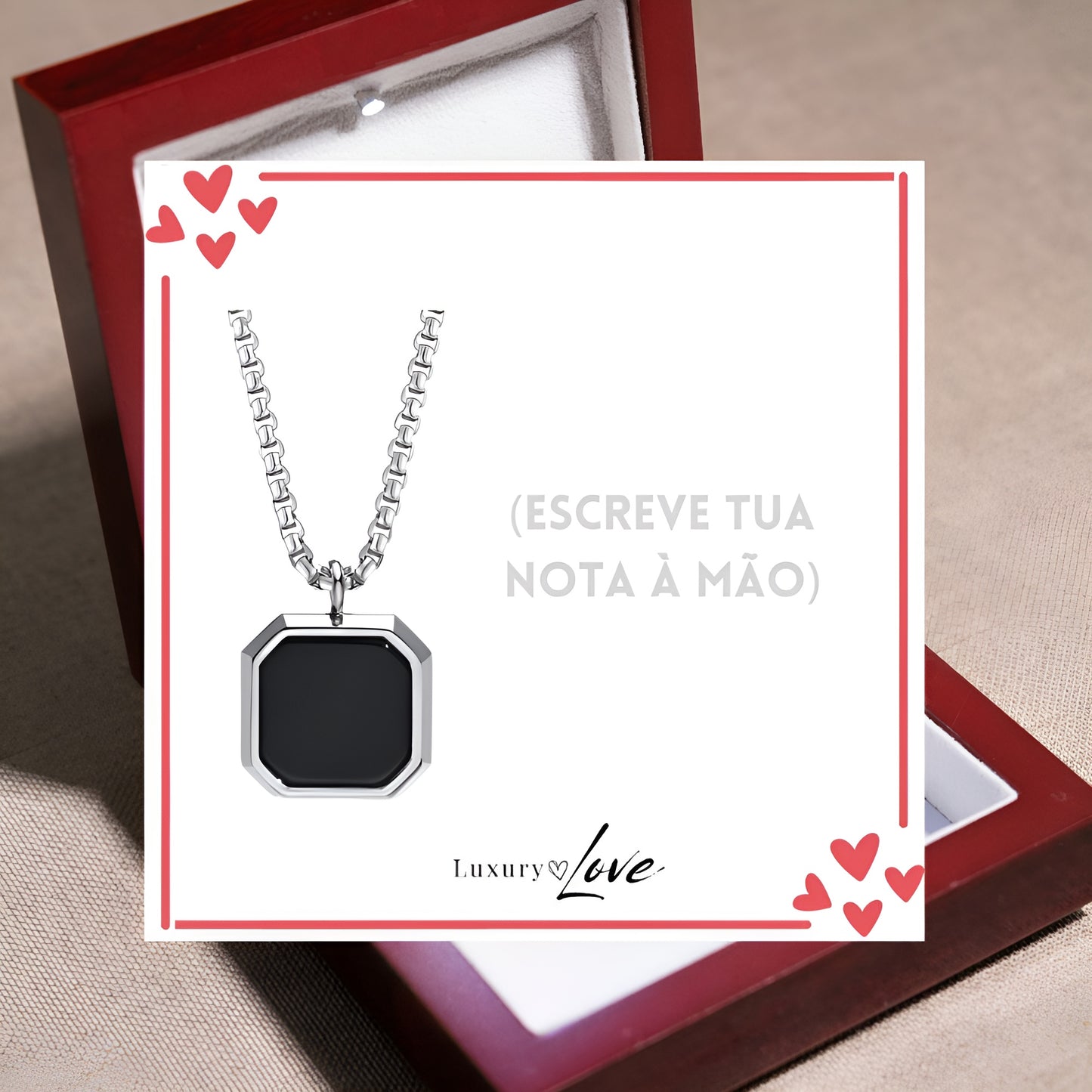 Colar Confiança® para o meu Homem (com dedicatória à escolha)