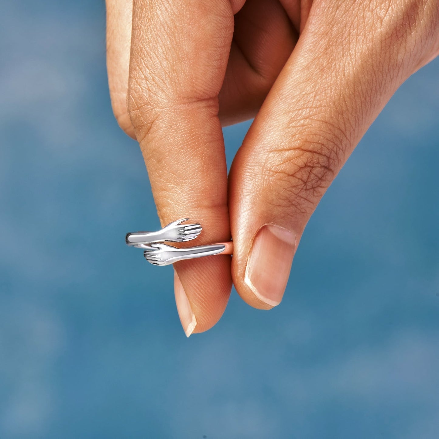 Anel Abraço-Infinity® (prateado)