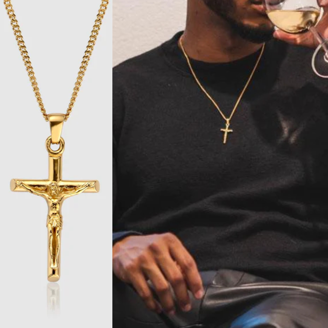 Colar Cruz® para o meu Filho (com dedicatória à escolha)