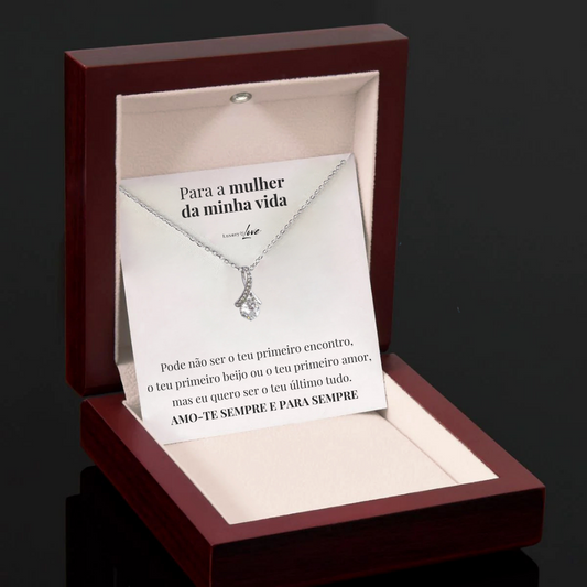 Colar Flor da Alma™ para o meu Amor (com dedicatória especial)
