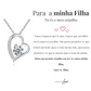 Colar Amor-Eterno™ para a minha Filha (com dedicatória especial)
