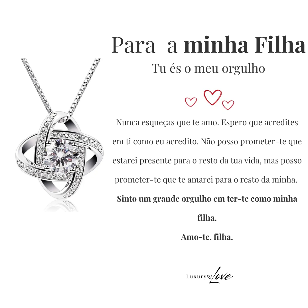 Colar Universo® para a minha Filha (com dedicatória especial)