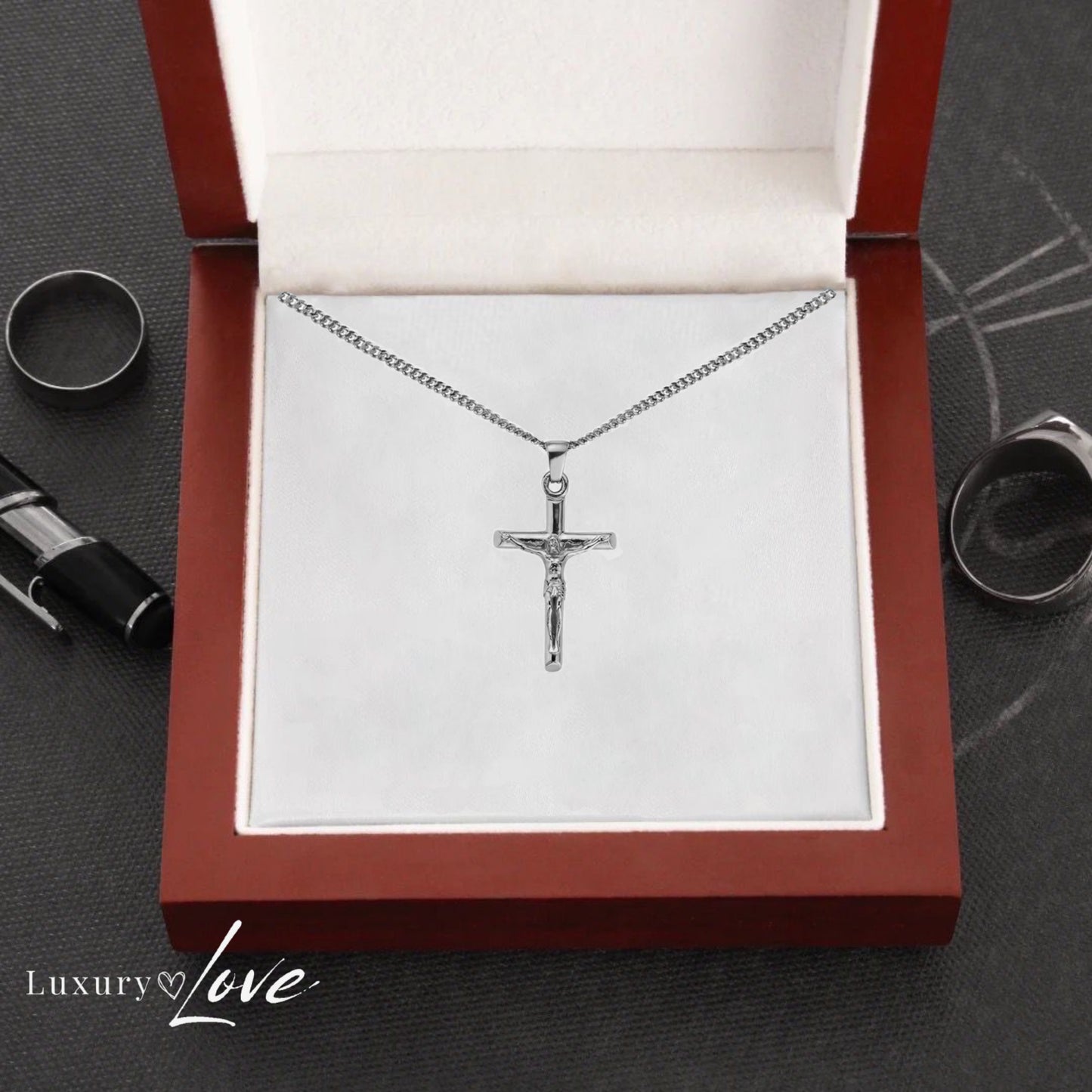 Colar Cruz® para o meu Filho (com dedicatória à escolha)