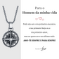 Colar Estrela do Norte® para o meu Homem (com dedicatória à escolha)