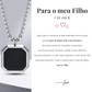 Colar Confiança® para o meu Filho (com dedicatória à escolha)