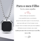 Colar Confiança® para o meu Filho (com dedicatória à escolha)