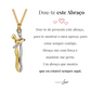 Colar Abraço-Infinito® dourado (com dedicatória)