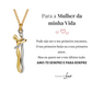 Colar Abraço-Infinito® dourado (com dedicatória)