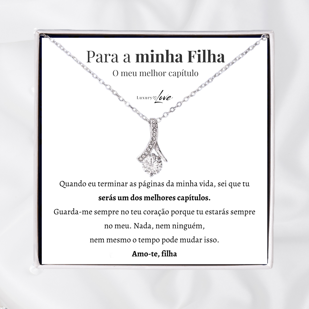Colar Flor da Alma™ para a minha Filha (com dedicatória especial)