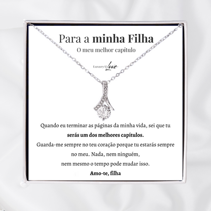 Colar Flor da Alma™ para a minha Filha (com dedicatória especial)