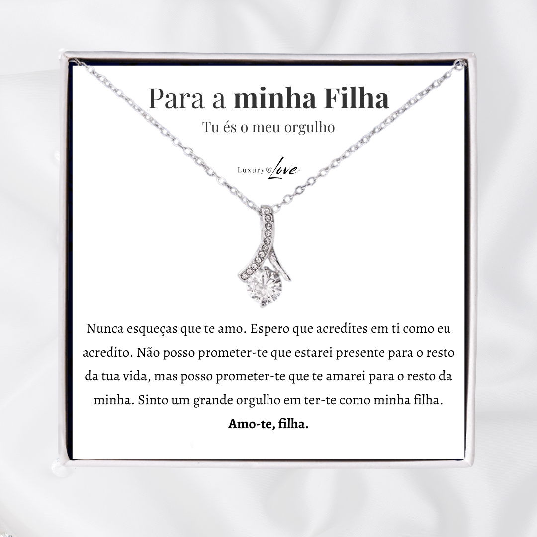 Colar Flor da Alma™ para a minha Filha (com dedicatória especial)