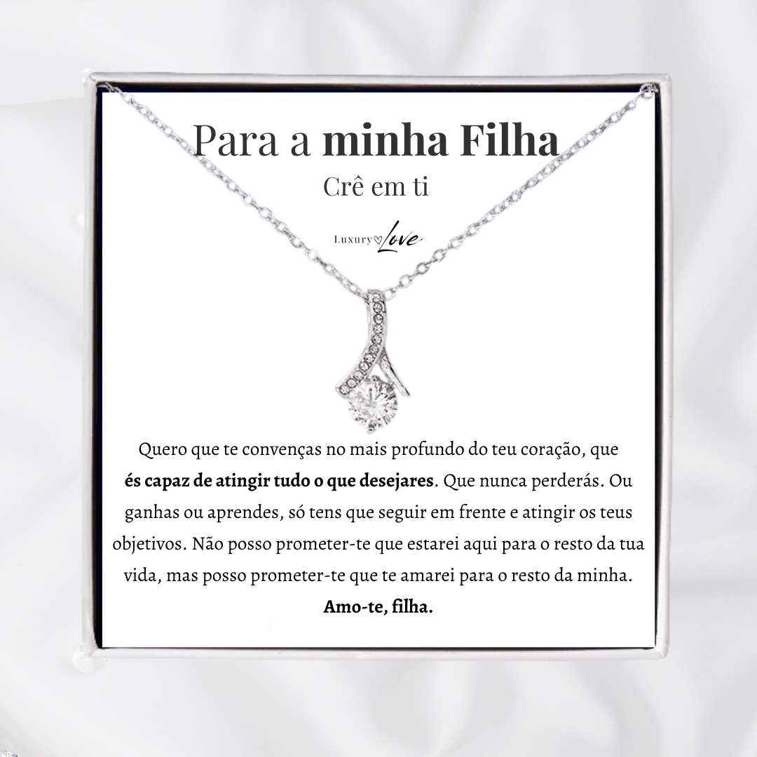 Colar Flor da Alma™ para a minha Filha (com dedicatória especial)