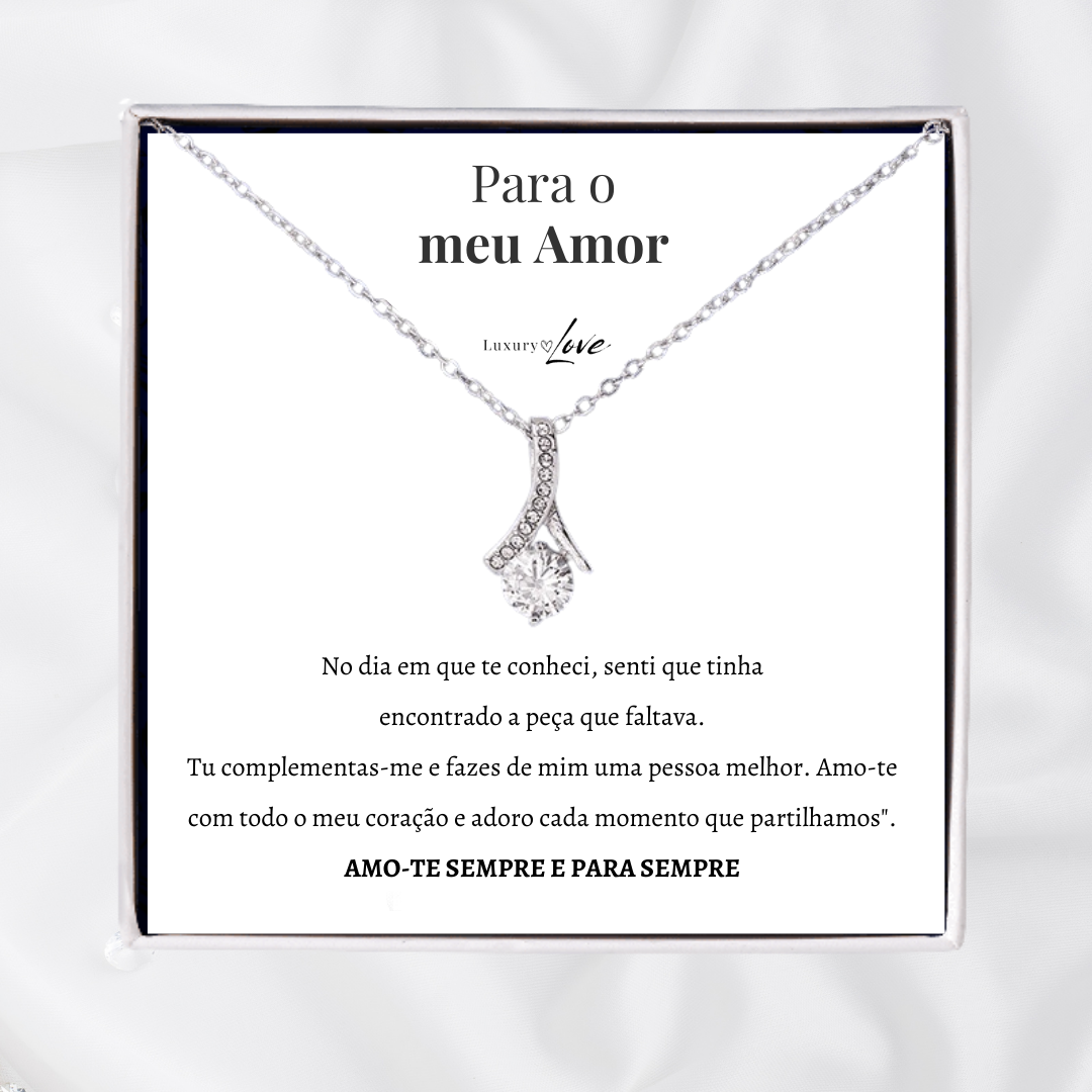 Colar Flor da Alma™ para o meu Amor (com dedicatória especial)
