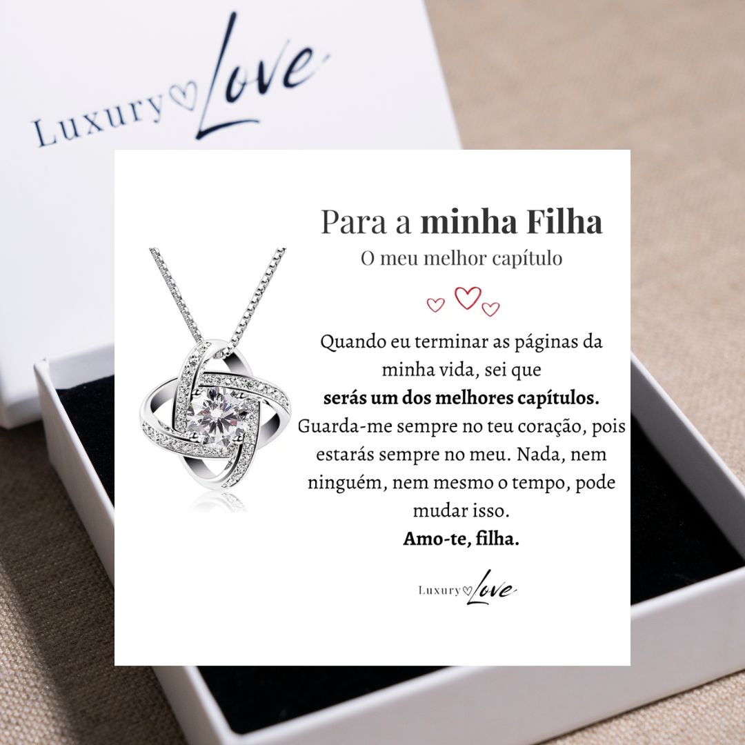 Colar Universo® para a minha Filha (com dedicatória especial)