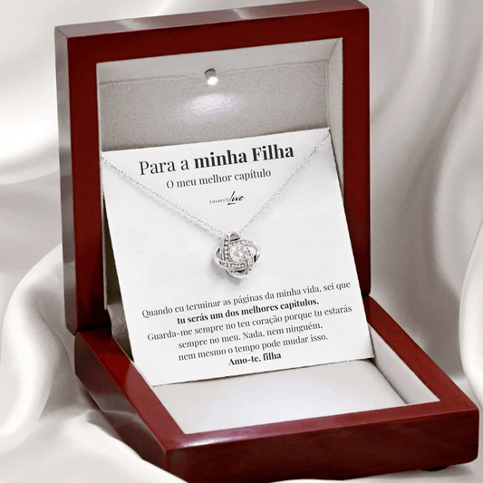 Colar Universo® para a minha Filha (com dedicatória especial)
