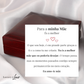 Colar Amor-Eterno™ prateado para a minha Mãe (com dedicatória especial)