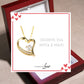 Colar Amor-Eterno™ dourado para a minha Mãe (com dedicatória especial)