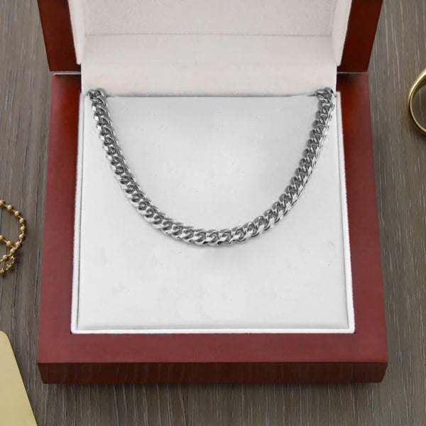 Colar Cuban Style® para o meu Homem (com dedicatória à escolha)